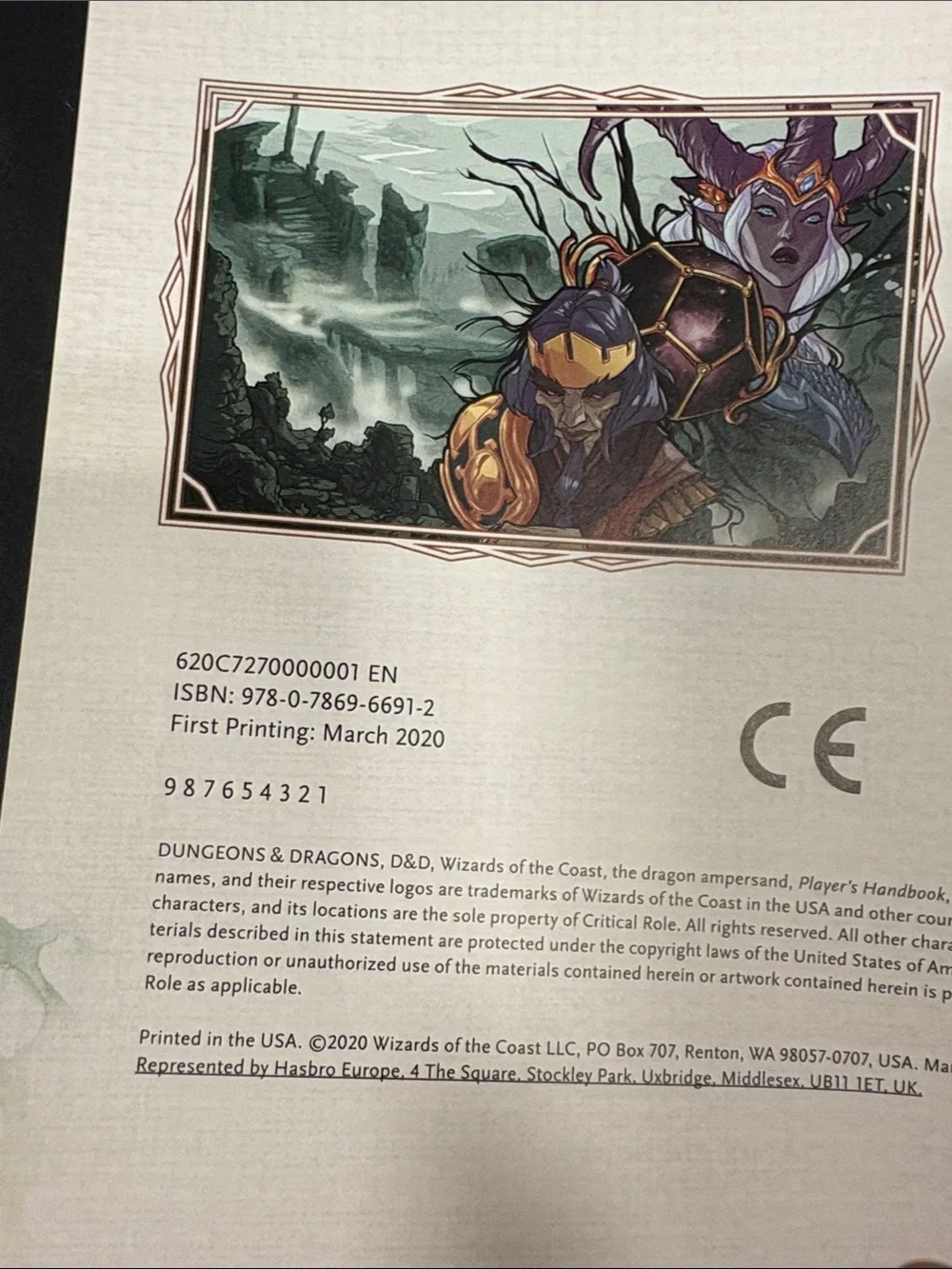 Dungeons & Dragons Explorer's Guide to Wildemount - Green & Purple Cover